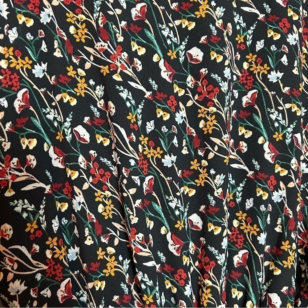 Rachel Rachel Roy Key Hole Floral Fully Lined Fit & Flare Dress - Picture 14 of 15